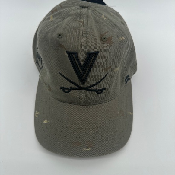 University of Virginia Cavaliers Top of the World OHT Camo Adjustable Hat - Picture 1 of 8